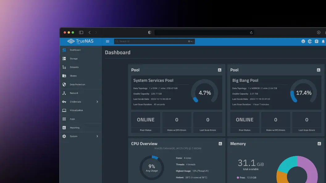 Captura de pantalla del proyecto /projects/NAS.webp